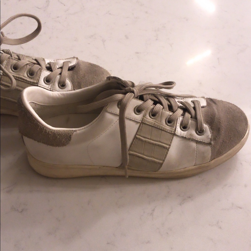Sam Edelman Sneakers with Grey Stripe